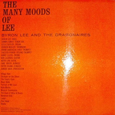 Many Moods Of Lee by Byron Lee and the Dragonaires - album cover