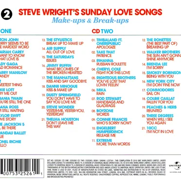 Steve Wright’s Sunday Love Songs: Make Ups & Break Ups by Various Artists - album cover