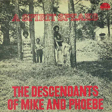 A Spirit Speaks by The Descendants of Mike and Phoebe - album cover