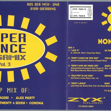 Super Dance Megamix, Vol. 3 by Various Artists - album cover