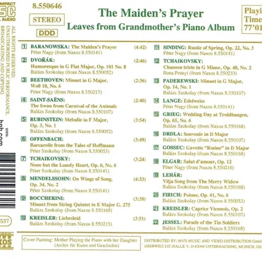 The Maiden's Prayer by Various Artists - album cover