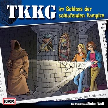 TKKG 117: Im Schloss der schlafenden Vampire by Stefan Wolf - album cover