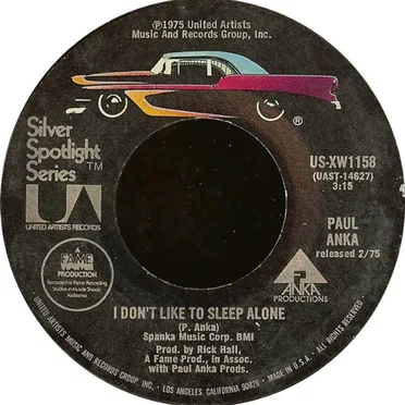 I Don't Like to Sleep Alone