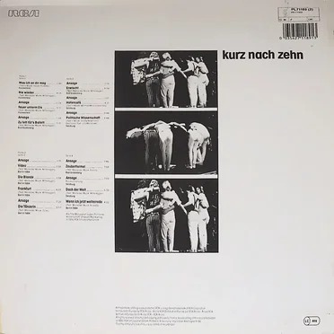 Kurz vor Acht by Ulla Meinecke - album cover
