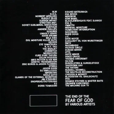 The End of the Fear of God by Various Artists - album cover