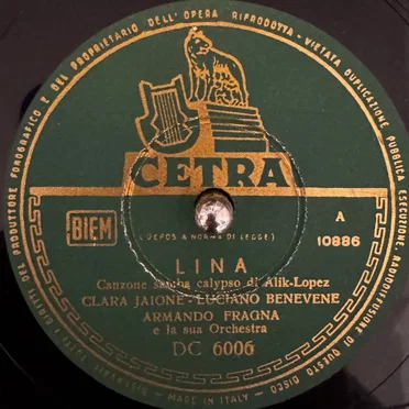 Lina / Rosetera by Armando Fragna e la sua Orchestra - album cover