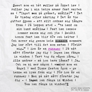 Hon är en runaway