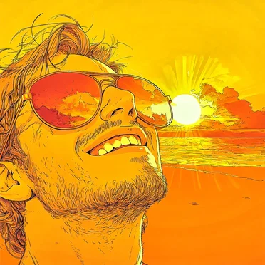 Orange Skies by Michael Bor - album cover