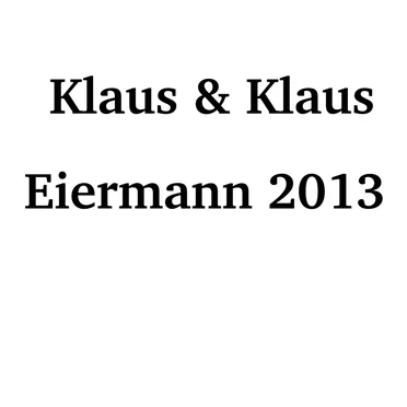 Eiermann 2013