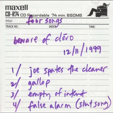 Four Songs EP by Beware of Clevo - album cover