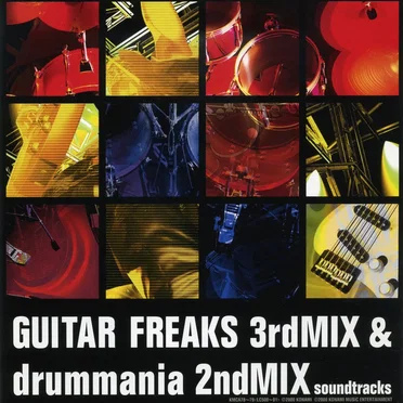 GUITAR FREAKS 3rdMIX & drummania 2ndMIX soundtracks by Various Artists - album cover