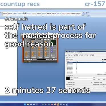 self hatred is part of the musical process for good reason