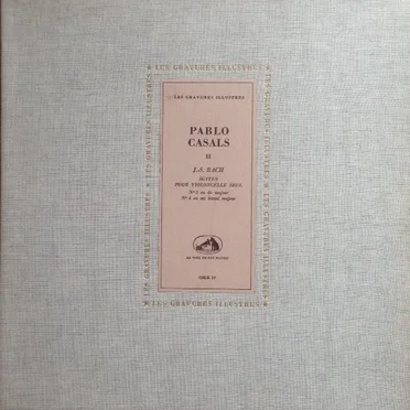 Suites pour violoncelle seul N°3 en do majeur / N°4 en mi bémol majeur