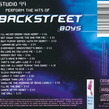 Studio 99 Perform The Hits Of Backstreet Boys
