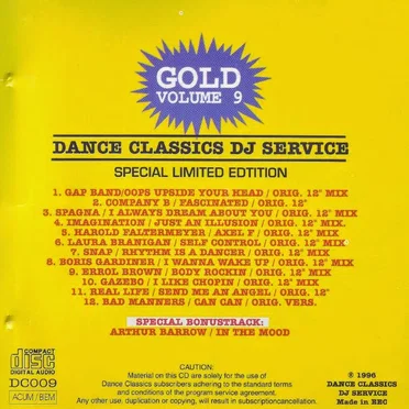 Dance Classics DJ Service, Volume 9 by Various Artists - album cover