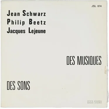 Des Musiques, Des Sons
