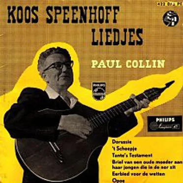 Koos Speenhoff liedjes by Paul Collin - album cover