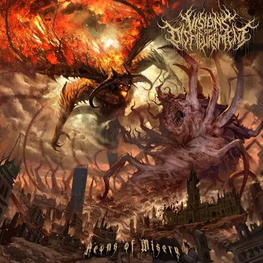 Aeons of Misery by Visions Of Disfigurement - album cover