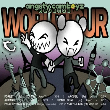 WORLDTOUR by angsty camboyz revenge - album cover