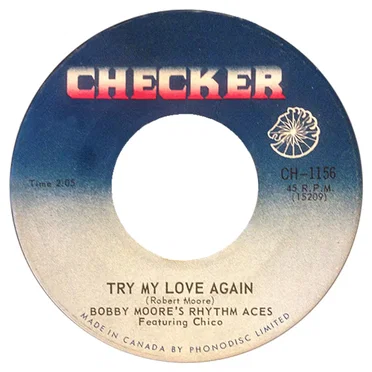 Try My Love Again / Go Ahead and Burn by Bobby Moore’s Rhythm Aces - album cover