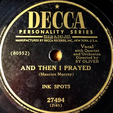 And Then I Prayed / Somebody Bigger Than You and I