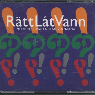 Rätt låt vann: Melodifestivalen 40 år: Vinnarna by Various Artists - album cover