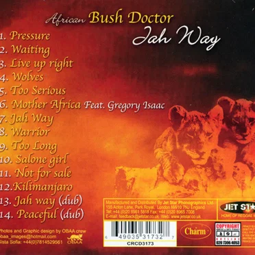 Jah Way by African Bush Doctor - album cover