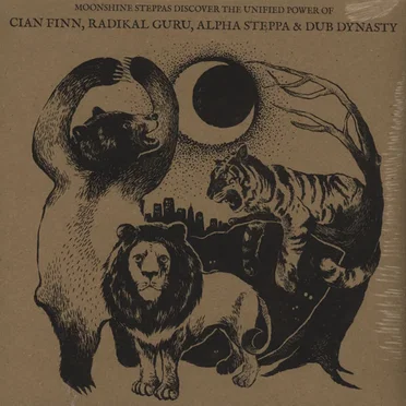 Moonshine Steppas Discover the Unified Power of Cian Finn, Radikal Guru, Alpha Steppa & Dub Dynasty by Various Artists - album cover
