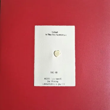 In Time This Too Will Fade