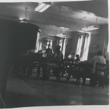 I Took the Train b/w Painting of Trial Medicine