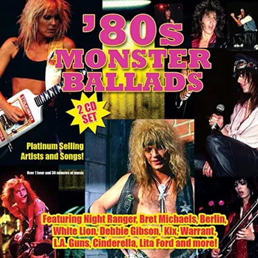 ’80s Monster Ballads by Various Artists - album cover