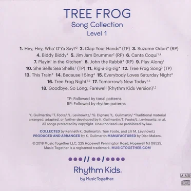 Tree Frog Song Collection