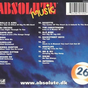 Absolute Music 26 by Various Artists - album cover