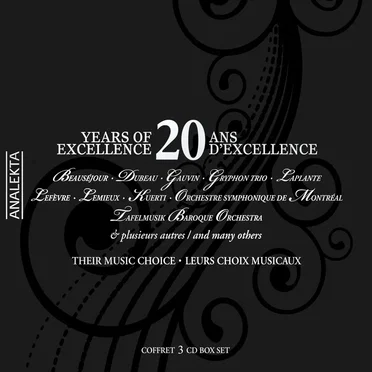 Analekta : 20 ans d'excellence by Various Artists - album cover