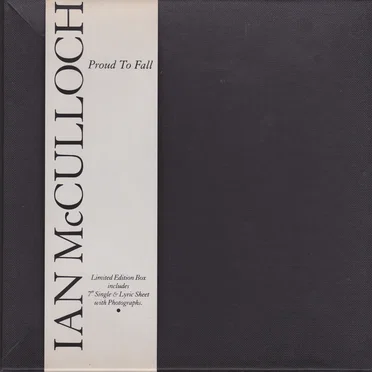 Proud to Fall by Ian McCulloch - album cover