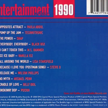 Entertainment Weekly: The Greatest Hits: 1990 by Various Artists - album cover