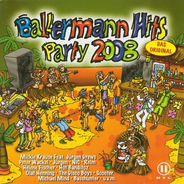 Ballermann Hits Party 2008 by Various Artists - album cover