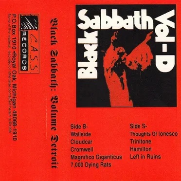 Black Sabbath: Volume Detroit by Various Artists - album cover