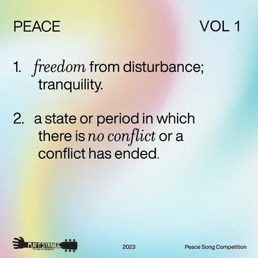 Peace Songwriting Competition 2023, Vol 1 by Various Artists - album cover