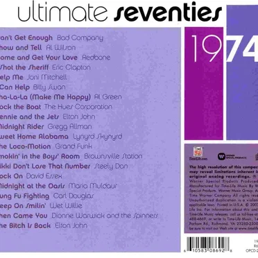 Ultimate Seventies: 1974 by Various Artists - album cover
