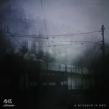 a blizzard in hell by ASH3S - album cover