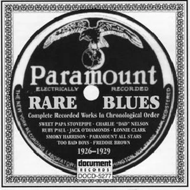 Rare Paramount Blues: 1929-1929 by Various Artists - album cover