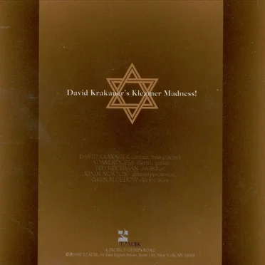 Klezmer, NY by David Krakauer's Klezmer Madness! - album cover