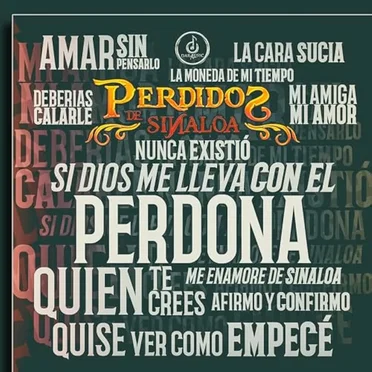 Perdona (estudio) by Perdidos de Sinaloa - album cover