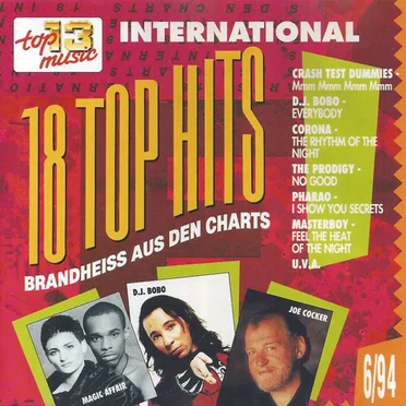 18 Top Hits aus den Charts 6/94 by Various Artists - album cover