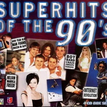 Superhits of the 90's by Various Artists - album cover
