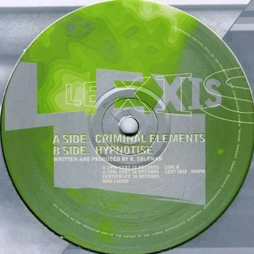 Criminal Elements / Hypnotise by Lexis - album cover