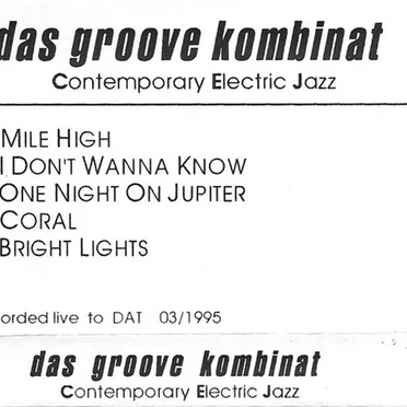 Contemporary Electric Jazz by Das Groove Kombinat - album cover