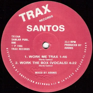 Work the Box by Santos - album cover