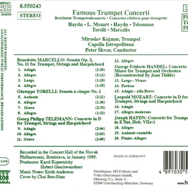 Famous Trumpet Concerti